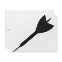 black dart icon invitations