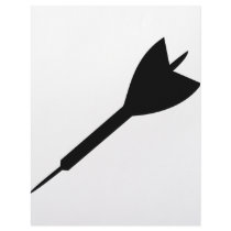 black dart icon letterhead