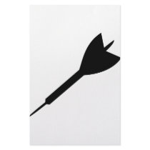 black dart icon stationery