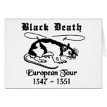Black Death Greeting Cards