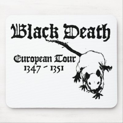 Black Death European Tour Mouse Pads by PreciousDesigns