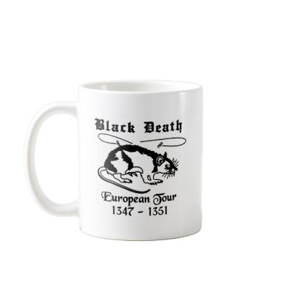 Black Death Coffee Mugs by PreciousDesigns