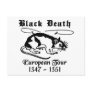 Black Death Postcard