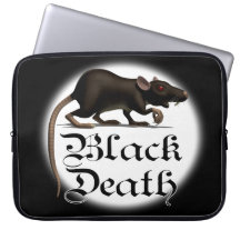 Black Death Rat Laptop Bags Laptop Sleeves