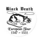 Black Death Sticker