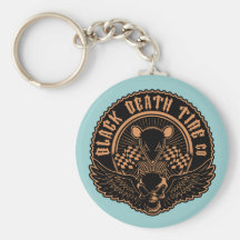 Black Death Tire Co. -Or Key Chain