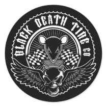 Black Death Tire Co. stickers