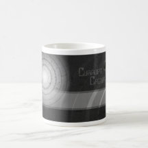 Black Design Corrupt Caster Mug