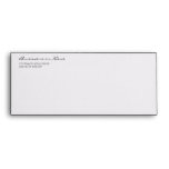 Black Diags #10 Envelope