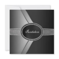 Black Diamond Black Tie Party invitation