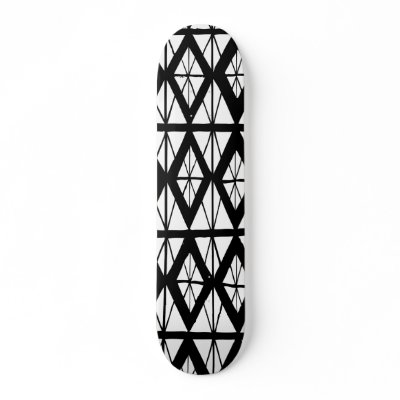 Black Diamond Deck Skateboard Deck by amandaingram33