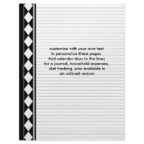 black diamond lined pages letterhead by dbvisualarts black diamond lined pages letterhead