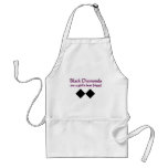 Black diamonds are a girls best friend aprons