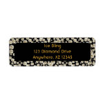Black Diamonds Custom Return Address Label