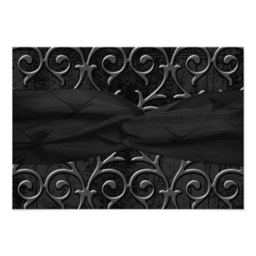 Black diamonds Response Invitation