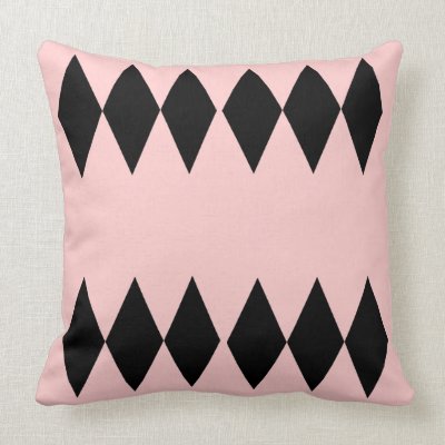 black Diamonds theme Pillow Cushion by jadavision