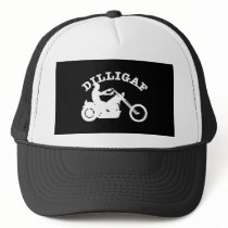 Black  Dilligaf Chopper Mesh Hat