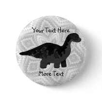 Black Dino Button