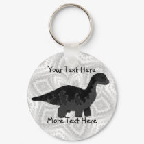 Black Dino Keychain