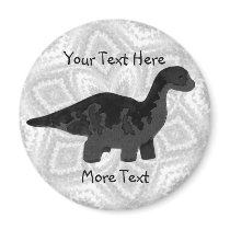 Black Dino Magnet