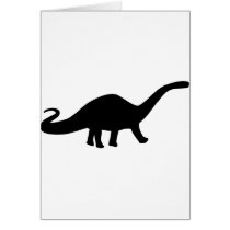 black dinosaur icon cards