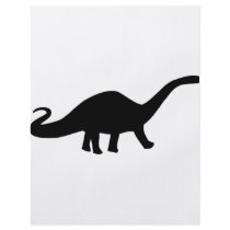 black dinosaur icon flyers