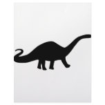 black dinosaur icon letterhead