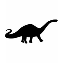 black dinosaur icon t-shirts