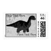 Black Dinosaur Postage
