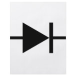 black diode icon flyer design