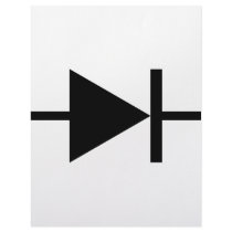 black diode icon letterhead
