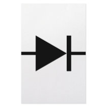 black diode icon stationery