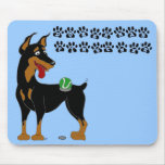 Black Doberman Mousepad
