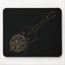 BLACK DOBRO ON BLACK -MOUSEPAD