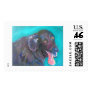 Black Dog Green Stamp