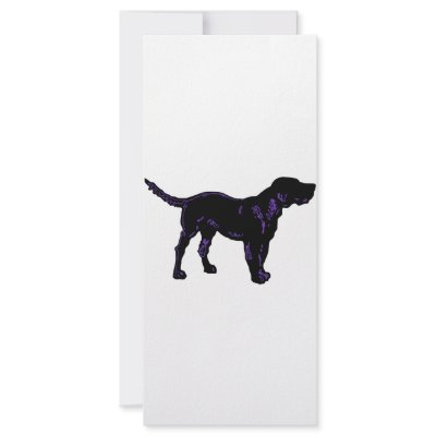 Black Dog Custom Rack Cards by GewissArt