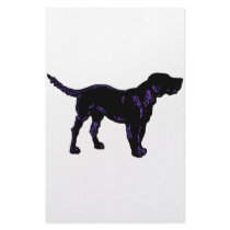 Black Dog stationery by GewissArt Black Dog stationery