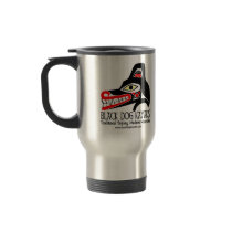 Black Dog Totem Travel Mug