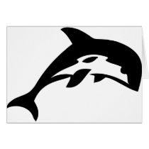 black dolphin icon cards