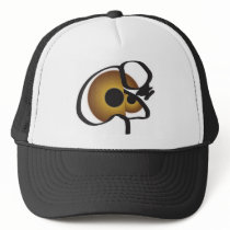 Black Dot hats by Satin77 Black Dot hats