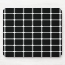 Black Dot Illusion Mousepad by mercedes1979 Black Dot Illusion Mousepad