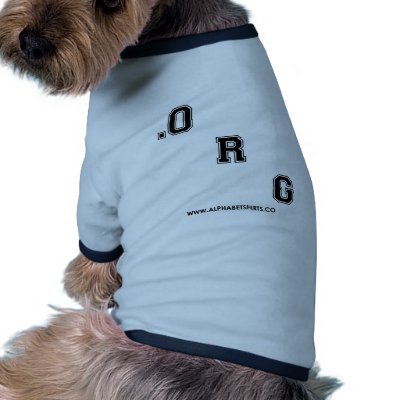 Black Dot ORG Dog T Shirt by lettershirts