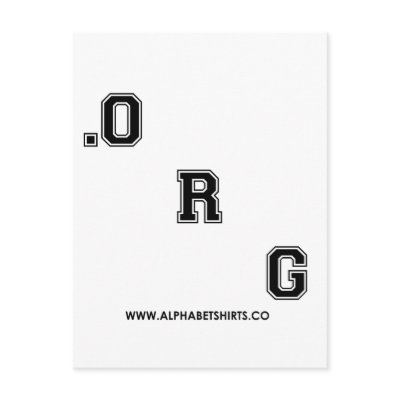Black Dot ORG Post Cards by lettershirts