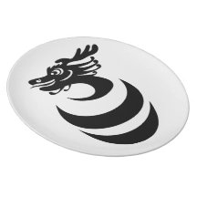 Black Dragon Custom Plate