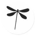 black dragon fly icon stickers