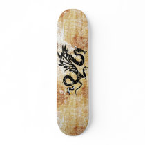 Black Dragon On Rust skateboards