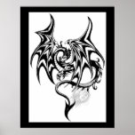 Black-dragon Poster