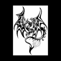 Black-dragon posters