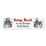 Black Dragons Bumper Sticker