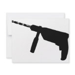 black drill machine icon announcements